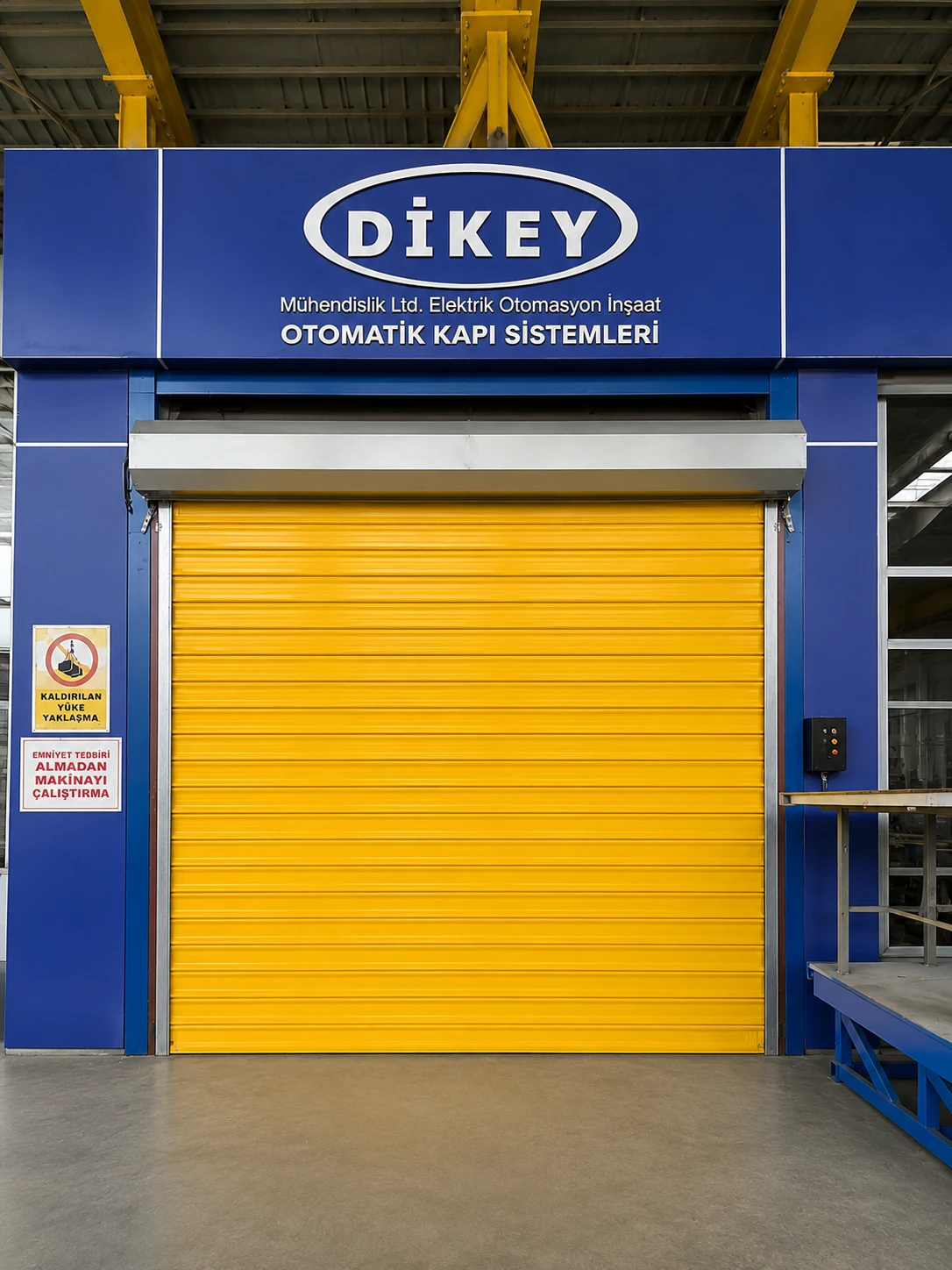 Mersin hızlı PVC kapı yerinde uygulama görüntüsü | Dikey Mühendislik